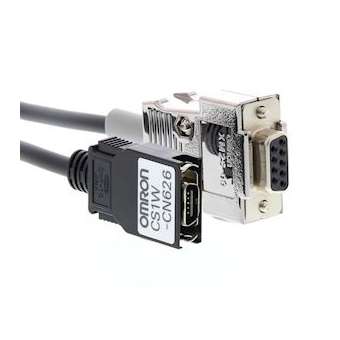 Câble 6 m entre port mini périphérique cpm2c, cqm1h, cj et cs et ordinateur d-su|Omron electronics-OMRCS1W-CN626