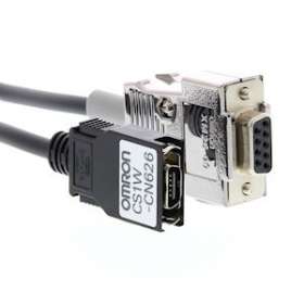 Câble 6 m entre port mini périphérique cpm2c, cqm1h, cj et cs et ordinateur d-su|Omron electronics-OMRCS1W-CN626