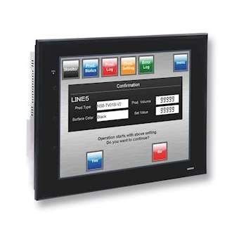 Interface homme-machine avancé. 15 inch, 1024 x 768 pixels écran tft avec 32k co|Omron electronics-OMRNS15-TX01B-V2