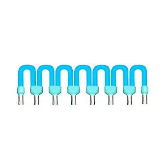 Telefast - peigne souple - pour CC commun - bleu - 2cm|Schneider Electric-SCHABFC08R02B