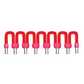 Telefast - peigne souple - pour CA commun - rouge - 2cm|Schneider Electric-SCHABFC08R02R