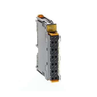 Smartslice, 4 sorties, transistor pnp, 24 vc.c. / 0,5 a, bornes à ressort, prévu|Omron electronics-OMRGRT1-OD4-1
