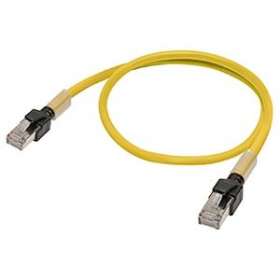 Câble ethernet f/utp cat. 6a de 0,3 m, revêtement lszh (jaune)|Omron electronics-OMRXS6W-6LSZH8SS30CM-Y