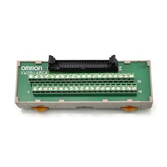 Bornier 32 points pour montage rail din, vis m2,4, connecteur|Omron electronics-OMRXW2B-40G4