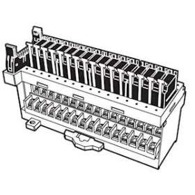 Bloc relais 16 sorties, npn relais g6d-1a déjà monté. 3a 250vca|Omron electronics-OMRG70D-VSOC1624DC