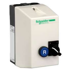 TeSys - coffret vide - pour LE1D09 D12 - avec bp bleu et 1 interrupteur|Schneider Electric-SCHDE1DS1A13