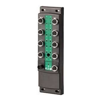 Module-bloc E/S SWD IP69K, 24 VDC, 16 E/S paramétrables avec alimentation, 8 M12|Eaton industries-EONEU8E-SWD-16DD