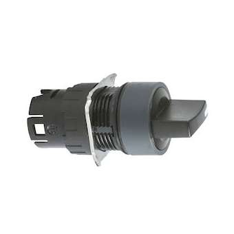Harmony ZB6 - tête ronde pour bouton tournant - D16mm - 3 positions - noir|Schneider Electric-SCHZB6AD23