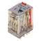 Relais miniature 4RT 6A 48VCC bouton test + indicateur mécanique + Led
