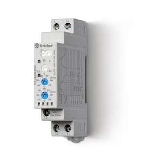 Relais contrôle tension mono 1RT 10A 220 à 240V AC, multifonction|Finder-FID701182302022