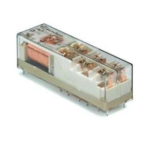 Relais circuit imprimé à contacts guidés, 5NO + 1NC 8A 12V DC, AgSnO2 + Au|Finder-FID501690125510