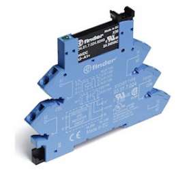 Interface statique 1NO 6A IN: 24V DC sensible, OUT: 24V DC, à ressort|Finder-FID389170249024