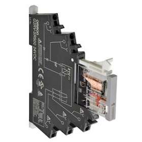 Relais plat 6 mm, spdt, 50 ma, push-in, 24 vdc|Omron electronics-OMRG2RV-SR500-AP24VDC