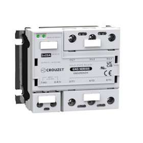 SSR, GN3, 3-Phase, Panel Mount, 25A, IN 4-32 VDC, OUT 510 VAC, Zero Cross|Crouzet-CRTGN325DSZH