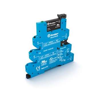 Interface statique masterPLUS 1NO 6A IN: 220-240V AC OUT: 24V DC, bornes auto|Finder-FID396082309024