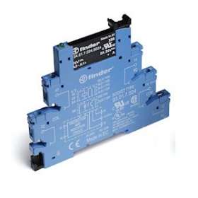 Interface statique 1NO 6A IN: 6V DC sensible, OUT: 24V DC, à cage|Finder-FID388170069024