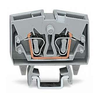 B.Pas.2COND.CABL.FR.2,5 mm² TS15 Gris|Wago contact-WAG264-701