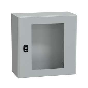Spacial S3D - H400xL400xP200 mm + porte vitrée|Schneider Electric-SCHNSYS3D4420T
