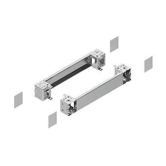 Spacial jeu 2 panneaux face avant + corner inox 304L 800 large x100 haute|Schneider Electric-SCHNSYSPFX8100