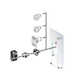 Spacial SD - insert triangle 8mm coffret mural|Schneider Electric-SCHNSYTT8CRN