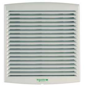 ClimaSys CV - ventilateur 85m3/h - 48Vcc - IP54 - avec grille et filtre G2|Schneider Electric-SCHNSYCVF85M48DPF