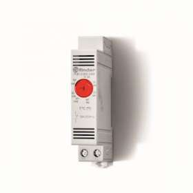 Thermostat d'armoire 1NC 10A, IP20, contact à ouverture, temp 0DEG à +60DEGC|Finder-FID7T8100002403