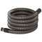 Rallonge flexible pour aspirateur diamètre 35mm longueur 2,5m couleur gris/noir