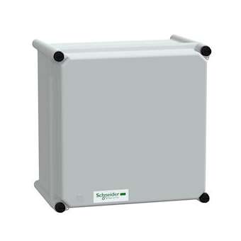 Thalassa PLS - Boite opaque polyester 27x27x18 Ral 7035|Schneider Electric-SCHNSYPLSP2727G