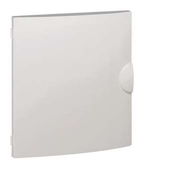 Porte opaque pour coffret Gamma 18, 1 rangée 18 M|Hager-HAGGP118P