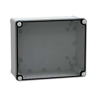 Thalassa - boîte industrielle - transparente - 291x241x128mm - PC|Schneider Electric-SCHNSYTBP292412T