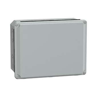 Spacial - boîte acier - couvercle bas - avec prédécoupage - 206x156x83mm|Schneider Electric-SCHNSYDB2015M