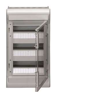 Coffret étanche vector IP55 3 rangées 36 modules h 552mm l 310mm|Hager-HAGVE312F