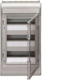 Coffret étanche vector IP55 3 rangées 36 modules h 552mm l 310mm|Hager-HAGVE312F