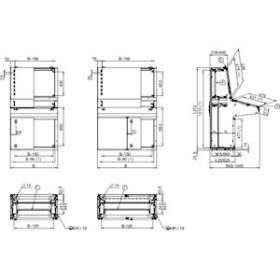Spacial SD - pupitre de contôle - H1400xL1600xP845mm|Schneider Electric-SCHNSYSDF168