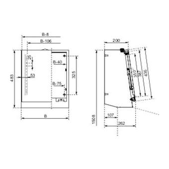Spacial SDX - pupitre - inox 304L - L600xP200mm|Schneider Electric-SCHNSYSDCX62