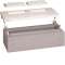Kit panneaux tête et socle Quadro4 p260mm h150mm l620mm IP40 RAL7042 Gris