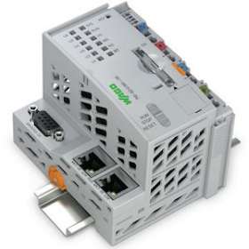 Automates PFC200 G2 2ETH RS, gris clair|Wago contact-WAG750-8212-000-100