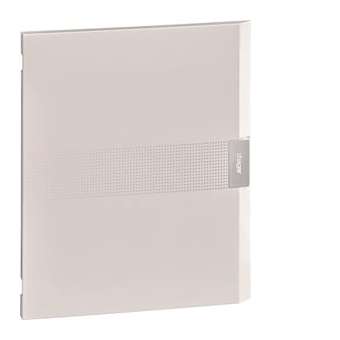 Porte opaque pour coffret vega largeur 18 modules hauteur 2 rangées|Hager-HAGVZ218P