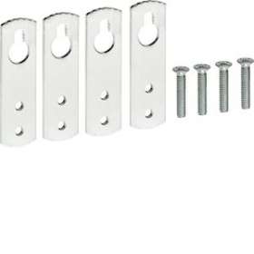 Jeu de 4 pattes de fixation murale pour coffret NewVegaD saillie|Hager-HAGFD00F2