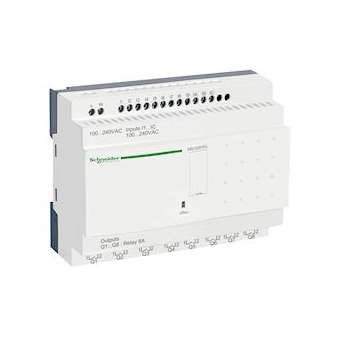 Zelio Logic - relais intelligent compact - 20 E/S 100..240Vca - ss horl-ss affi.|Schneider Electric-SCHSR2D201FU