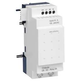 Zelio Logic - module d'extension E/S TOR - 6 entrées/sorties - 100..240Vca|Schneider Electric-SCHSR3XT61FU