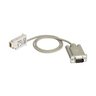 Zelio Logic - cordon de raccordement SUB-D 9 broches modem - 0,5m|Schneider Electric-SCHSR2CBL07