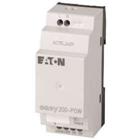Alim. à découpage, 100-240VAC/24VDC/12VDC, 0,35A/0,02A, monophasée, reglée|Eaton industries-EONEASY200-POW