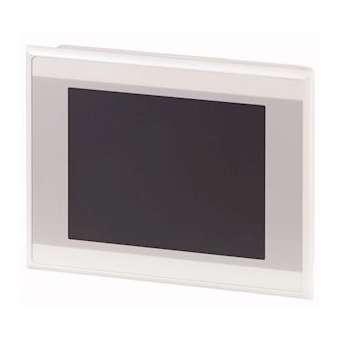 Écran tactile resistive, 24V DC, 5.7z, TFT color, Ethernet, Pour easyE4|Eaton industries-EONXV-102-A3-57TVRB-1E4
