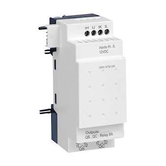 Zelio Logic - module d'extension E/S TOR - 6 entrées/sorties - 12Vcc|Schneider Electric-SCHSR3XT61JD