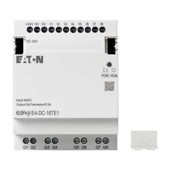 Extension E/S, 24 V DC, 8 entrées TOR, 8 sorties transistor|Eaton industries-EONEASY-E4-DC-16TE1