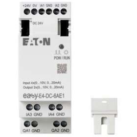 Extension E/S, 24 V DC, 4 entrées ana, 2 sorties ana|Eaton industries-EONEASY-E4-DC-6AE1