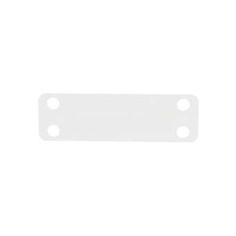 Plaque de marquage en polyamide,88,9mmx19,1mm,Naturel, Cdt.100|Panduit Composants Industriels-PNUMP350-C