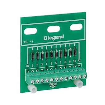 Module de 10 diodes anode commune pour Osmoz - fixation sur porte ou plaque|Legrand-LEG036649