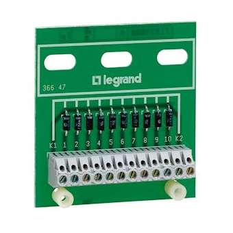 Module de 10 diodes cathode commune pour Osmoz - fixation sur porte ou plaque|Legrand-LEG036647